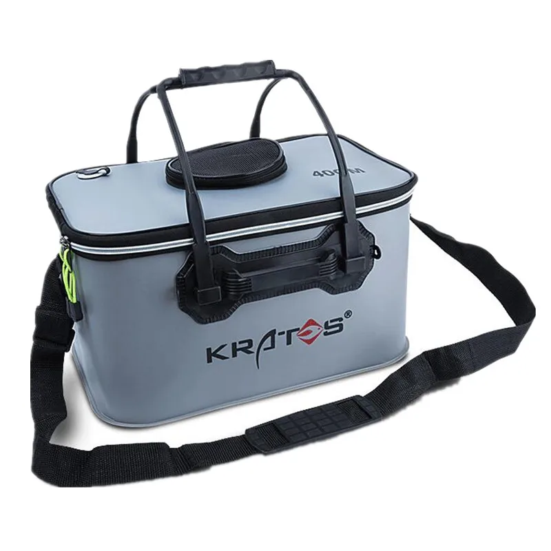 

Outdoor Multi-function Folding Live Fish Protection Bucket Fishing Barrel Bag Supply