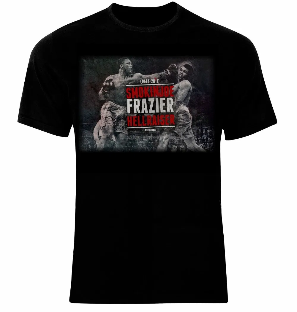 Спортивная футболка Smokin Joe Fraizer для бокса все размеры мужские топы однотонный
