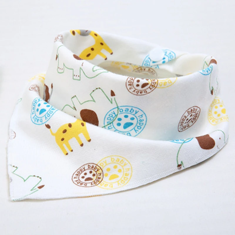 

1Pcs Double Layers Cotton Baby bibs burp cloth Baberos Children Scarf baby bandana bib Babies Bebes baby scarf babador