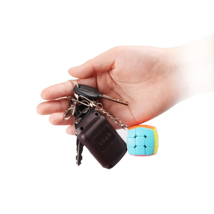 Qiyi Magic Cube Mini Keychain Speed Puzzle Neo Cubo Magico Learning Educational Toys For Children Boys Adults