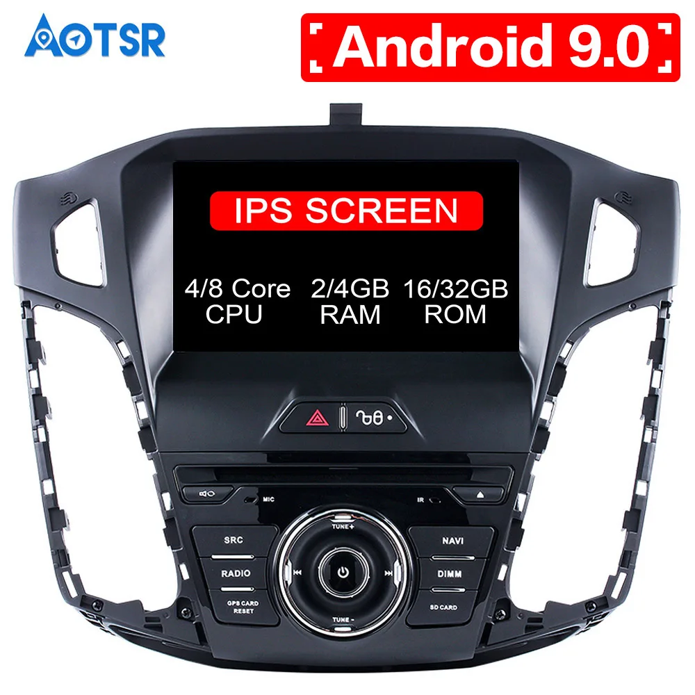 

Android 9.0 8 core Car DVD CD player GPS Navigation For Ford Focus 2012-2017 car Multimedia system 2 din radio Auto radio Stereo