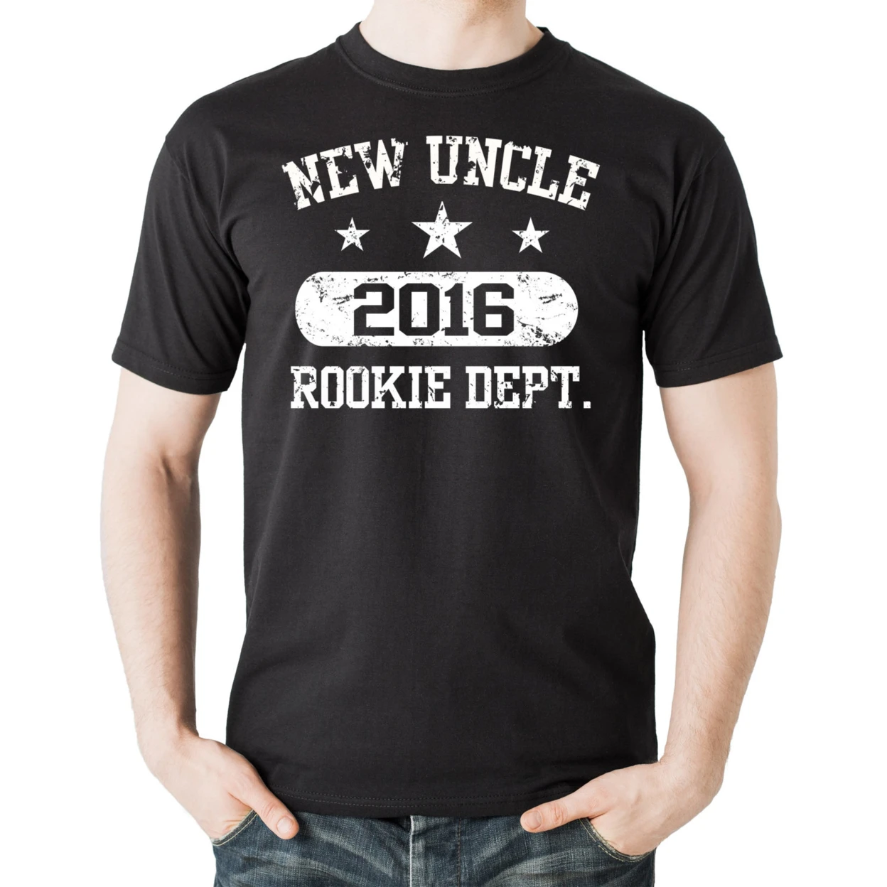 New Uncle 2016 Rookie Dept T-Shirt Gift For Uncle Tee Shirt