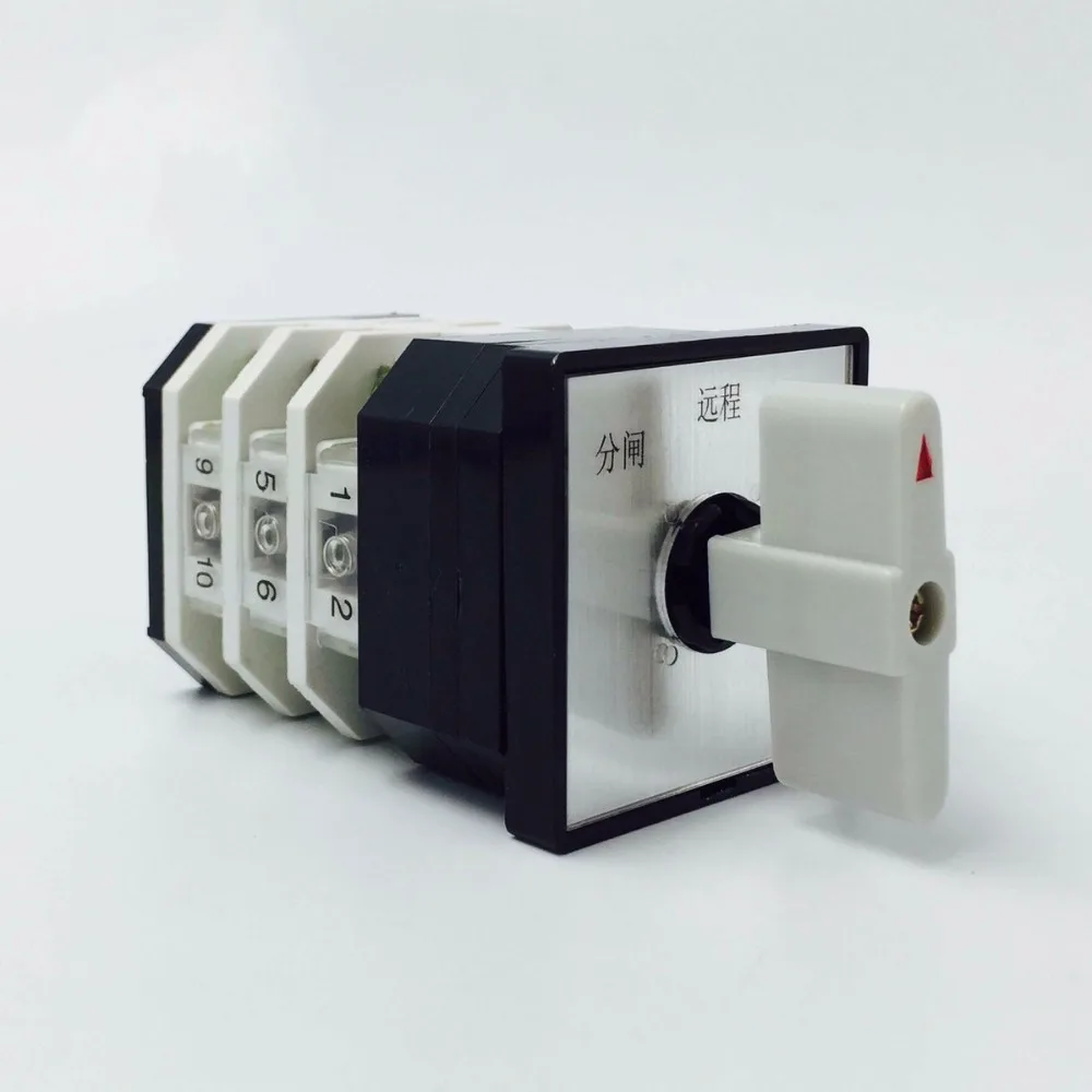 

LW12-16/3 Universal Change-over Switch Silver Point Rotating Part Gate Long-range Combine Combine Switch