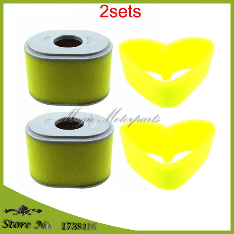 Комплект воздушных фильтров 2x для Honda GX140 GX160 GX200 17210 ZE1 822 505 517 507 17218