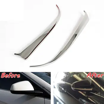 

2x Car Side Mirror Rearview Mirrors Cover Trim Car-styling Sticker Fit for Cadillac SRX 2010-2016 Stainless Auto Decoration