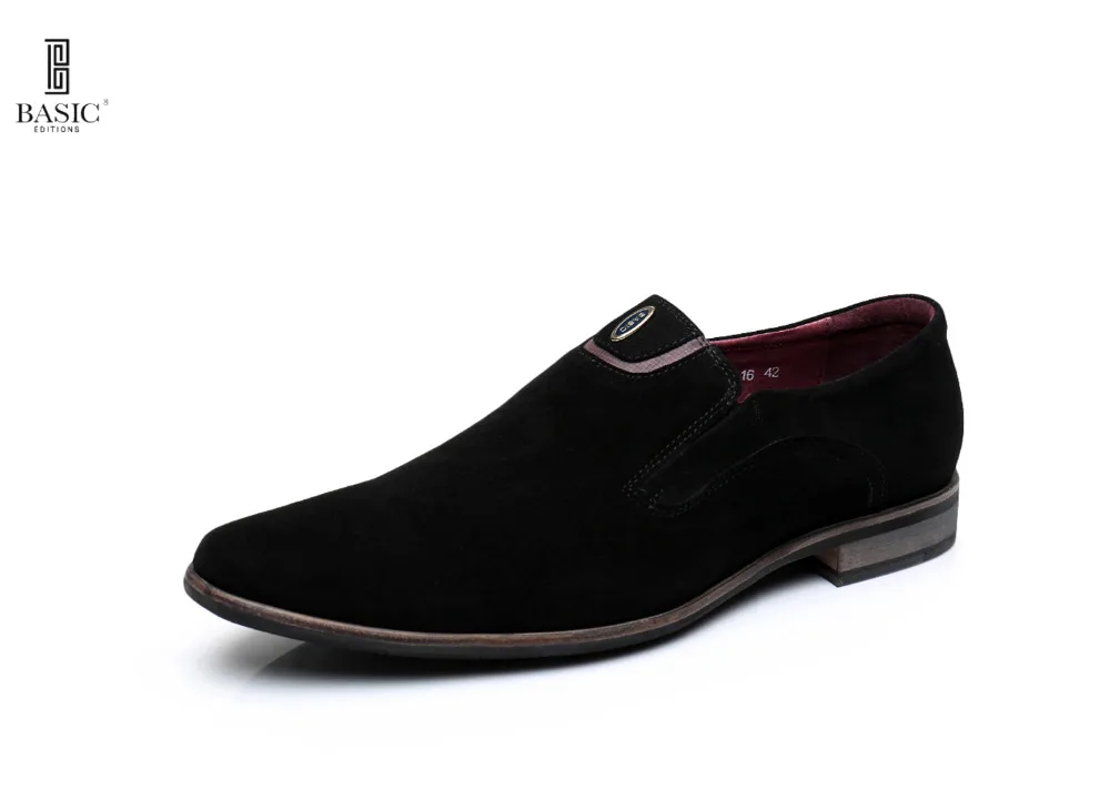 Basic Anywear Men s Slip On Nubuck Leather Comfort Oxford Loafer Shoes 1370 2 A16