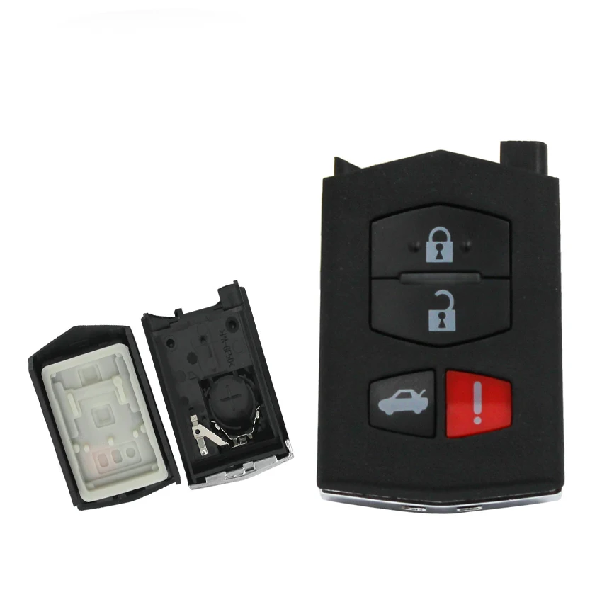 Для дистанционный ключ для Mazda Shell/Чехол 4/3+ 1 кнопка для Mazda 3, 5, 6, RX-8 CX-7 CX-9