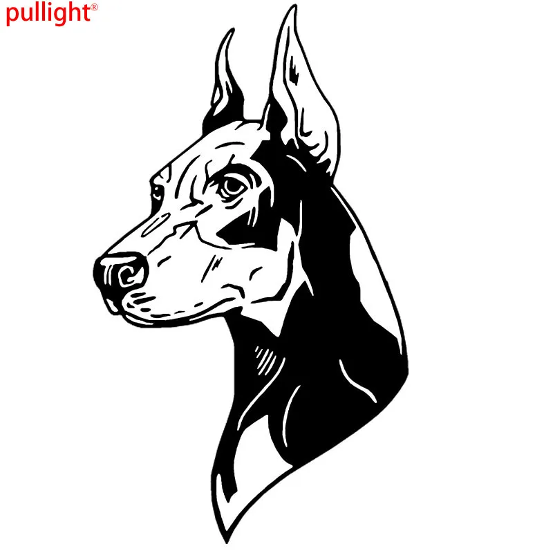 Doberman Pinscher Dog Car Stickers Creative Vinyl Decal Car Styling