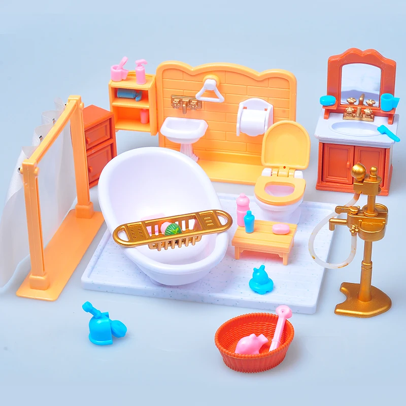 حار 1:12 متوافق الغابات الأسر الأثاث اللعب دمية أريكة البيانو الجدول أثاث مصغر مجموعات الأطفال دمى هدايا