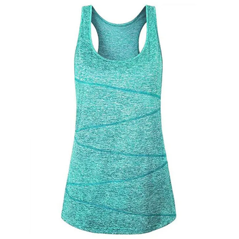 Спортивный Топ Футболка женская быстросохнущая рубашка для йоги для спортзала фитнеса однотонная безрукавная майка сорочка для бега, тренировок, йоги одежда для женщин