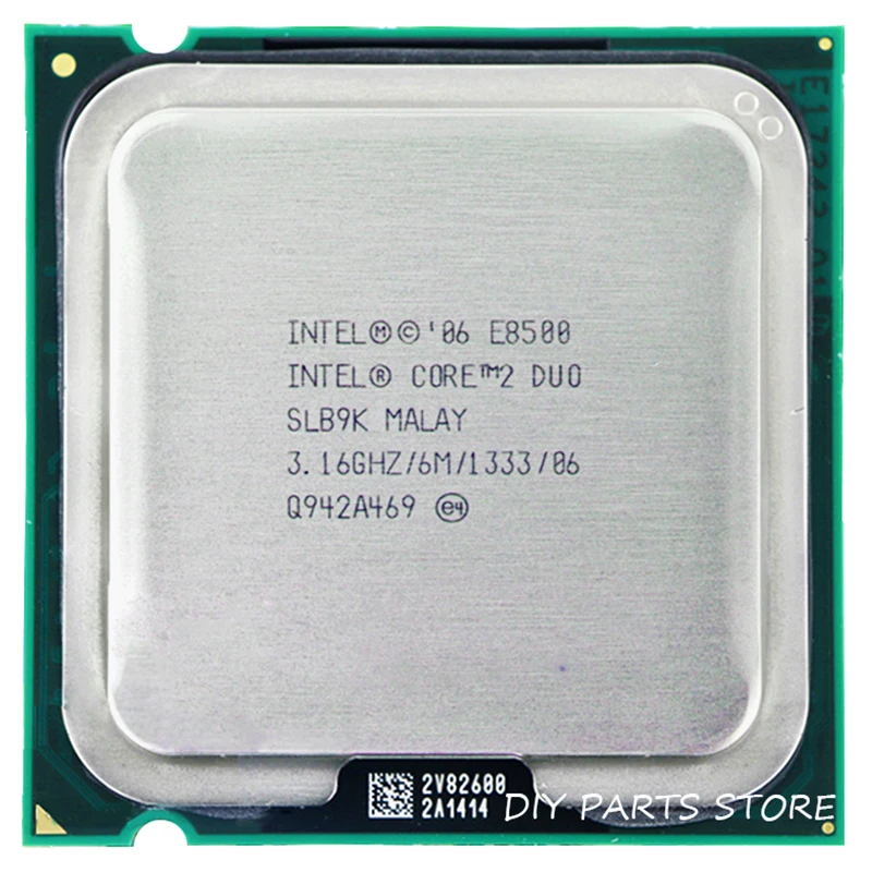 INTEL E8500 Processor INTEL Core 2 Duo E8500 CPU 3 16Ghz 6M 1333GHz Socket 775