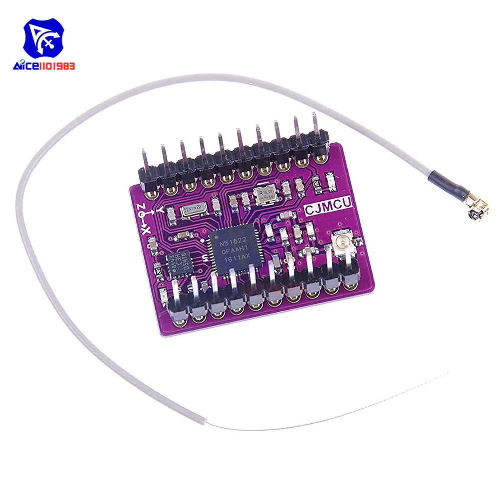 Беспроводной модуль Bluetooth nRF51822 LIS3DH разъем IPX с антенной IPEX интерфейс I2C SPI для