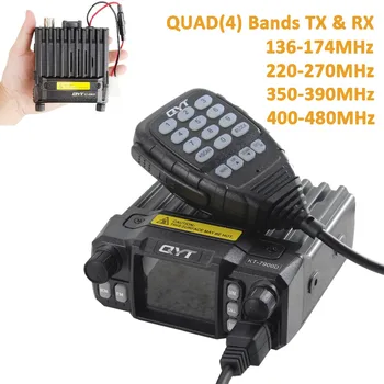 QYT KT-7900D 25W Quad Band Mobile radio 144/220/350/440MHZ 4 Bands FM Transceiver UPGRADE of QYT KT8900 Car Radio Walkie talkie QYT KT-7900D 25W Quad Band Mobile radio 144/220/350/440MHZ 4 Bands FM Transceiver UPGRADE of QYT KT8900 Car Radio Walkie talkie