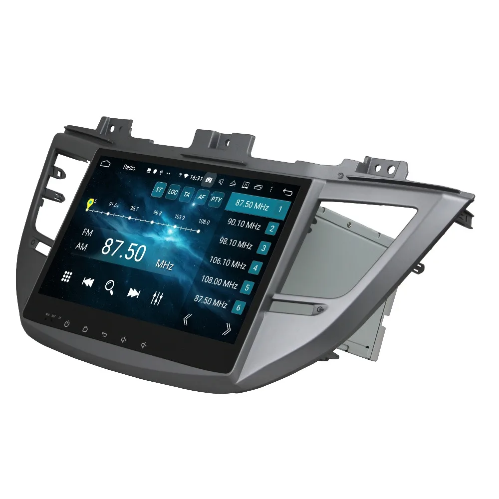 Excellent DSP Android 9.0 Octa Core 10.1" Car Radio DVD GPS for Hyundai IX35 Tucson 2015 2016 2017 2018 Bluetooth 4.2 WIFI USB 4gb+32gb 5