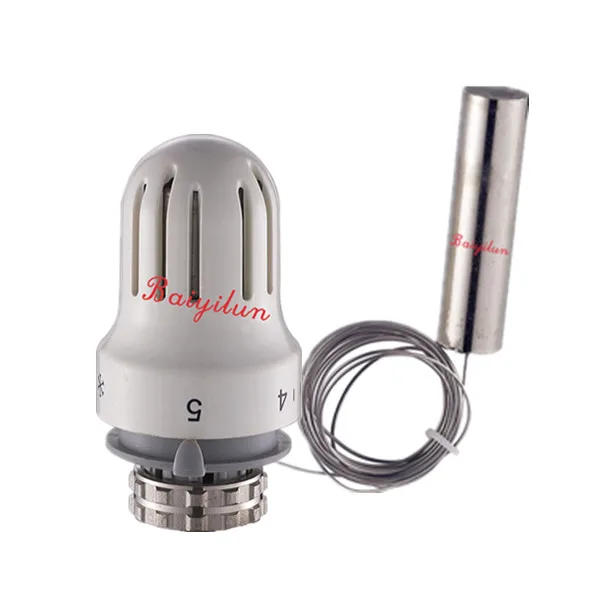 Energy saving Remote controller For room control Thermostatic Head M30*1.5mm CE Liquid sensor