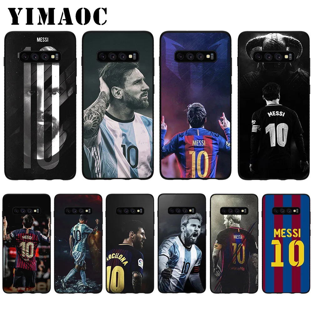 

YIMAOC Barcelona Messi 10 Soft Case for Samsung Galaxy S10 Plus S10e S6 S7 Edge S8 S9 Plus J6 M10 M20 M30