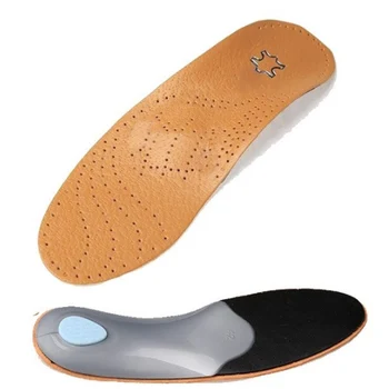 

Men Women Shoes Health Care Insoles Pads Leather Arch Support Orthotic Orthopedic Flat Foot Insoles Cushion