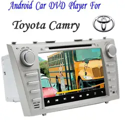 Android6.0 OS 8 "dvd-плеер Радио стерео GPS Wi-Fi для Toyota Camry 2007-2012