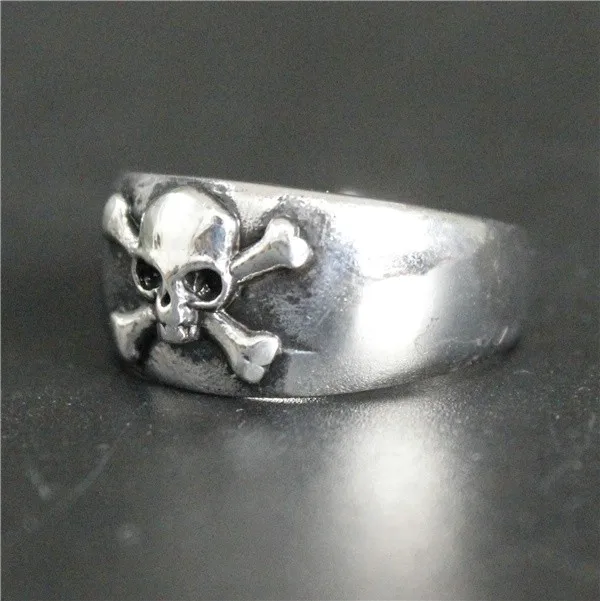 Stainless Steel Skull And Crossbones Ring – Biker Jewelry Shop