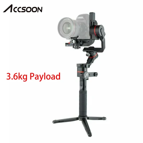 Accsoon A1 Pro 3-Axis Беспроводной 1080P передачи изображения ручной шарнирный стабилизатор для камеры GoPro для цифровой зеркальной камеры Камера DSLR Gimbal 3,6 кг грузоподъемность