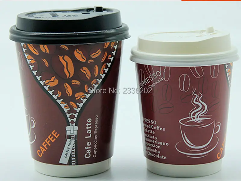 Zipper Creative Design Printed 8oz 280 Ml Disposable Coffee Cups Zipper Creative Design Printed 8oz 280 Ml Disposable Coffee Cups Paper Double Anti Hot 50pcs With Lids Free Shipping In Party Tableware From