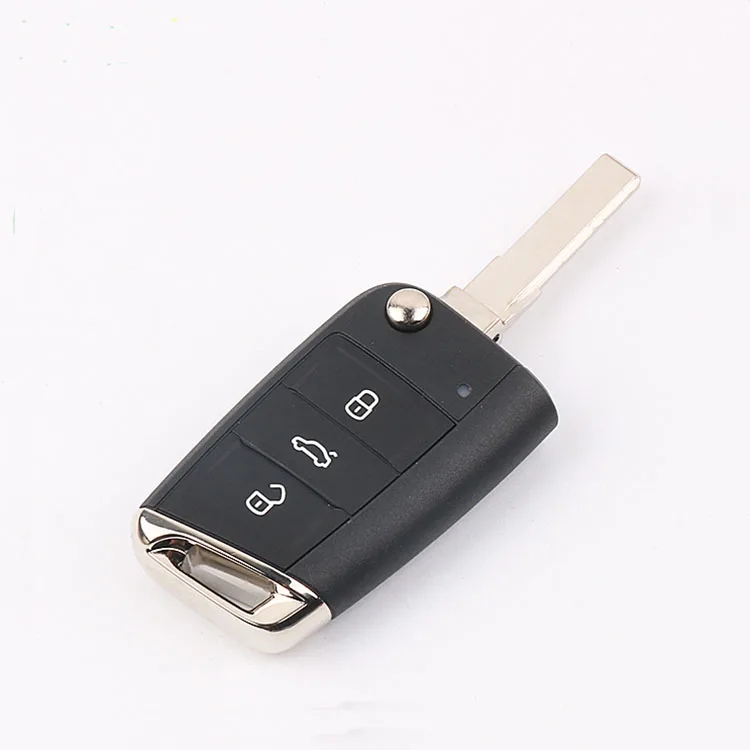 

Car Flip Remote FOB Key 433MHZ ID48 For Volkswagen Golf 7 MK7 Skoda 753BA