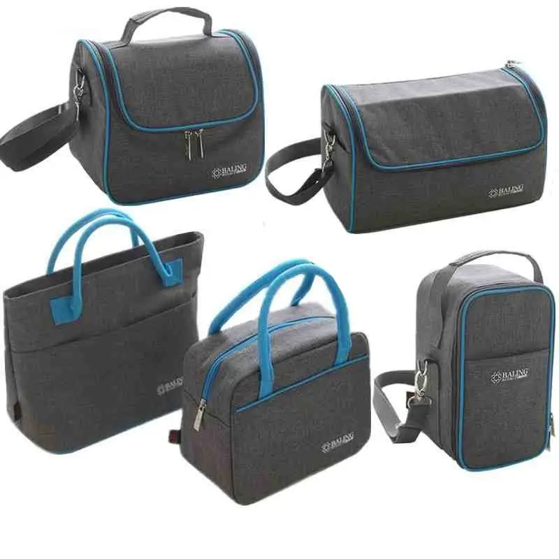 

LHLYSGS Brand Thickened Tin Foil Insulated Picnic Drink Thermal Ice Cooler Lunch Bag Portable Mommy Insulation lunchboxes Bag