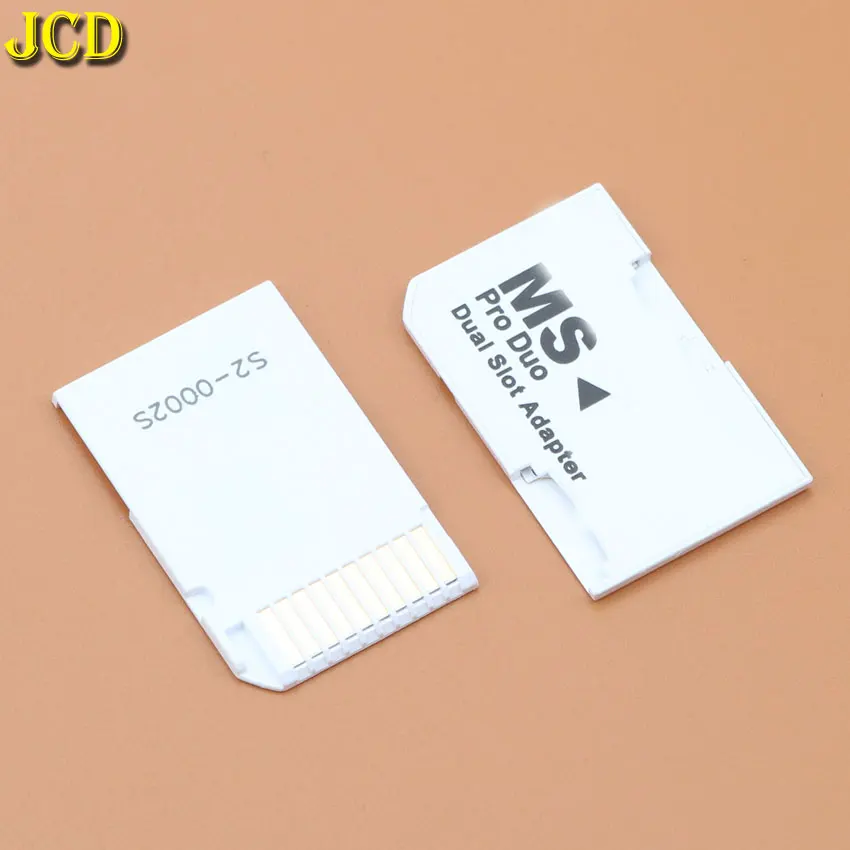 Jcd 1 Pz Nuovo Doppio 2 Slot Micro Per Sd Sdhc Tf A Memory Stick Ms Card Pro Duo Reader Adapter Per Convertitore Adattatore Psp