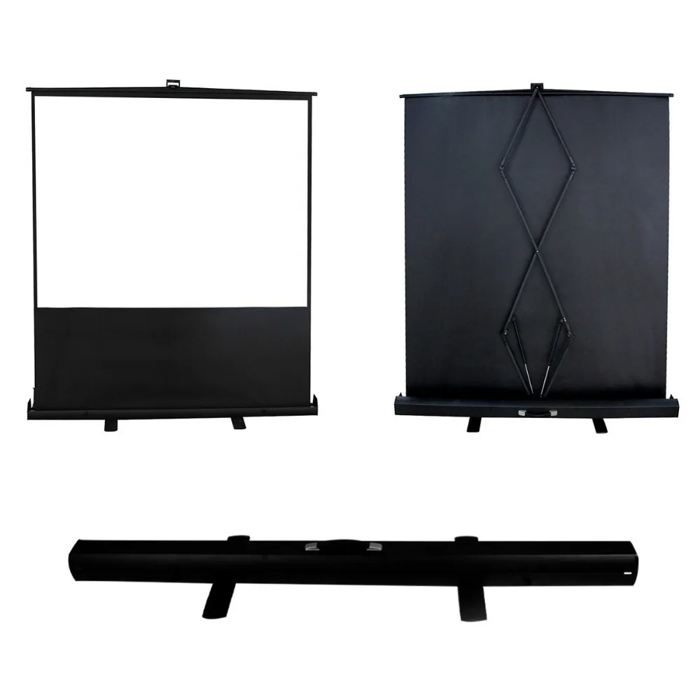Buy 100'' Mobile professional Pull up Floor Projector Projection Screen with