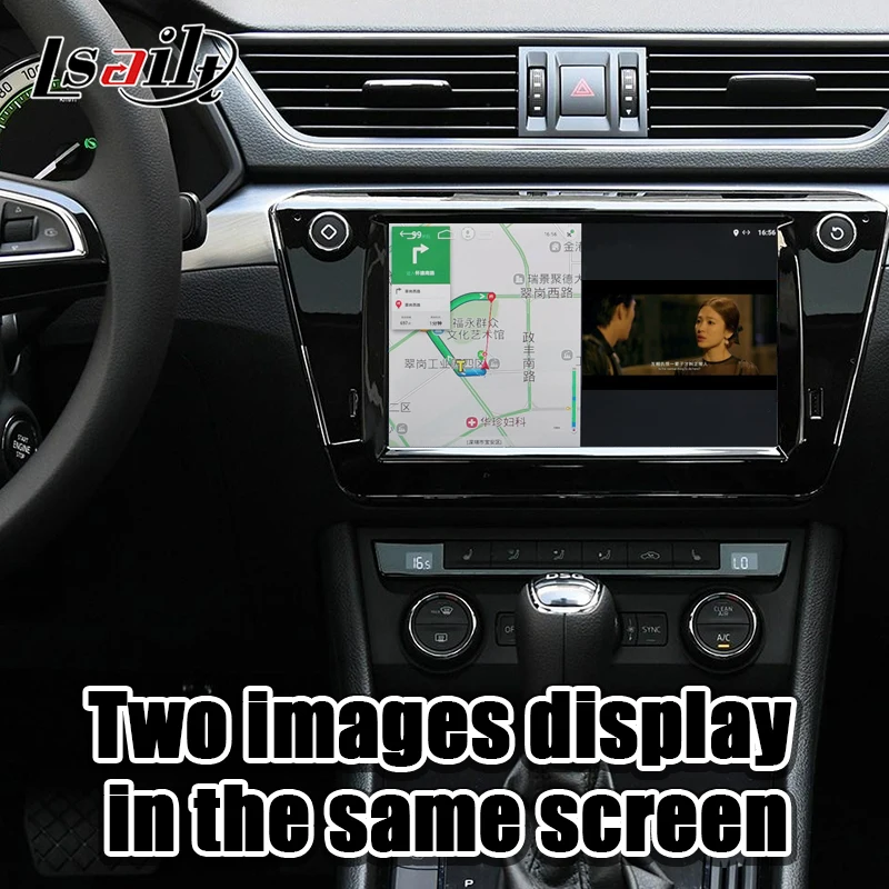 Lsailt Android 9 0 GPS навигация и видео интерфейс carplay для Superb лет Поддержка google play waze