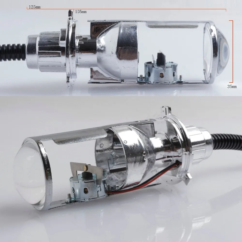 Фар автомобиля H4 биксенон интенсивность света 12V55w Hi/низкая линзы прожекторного типа для леворульных автомобилей для Hid Маяк легко Тип Установка 55 W 4300 K 8000 K