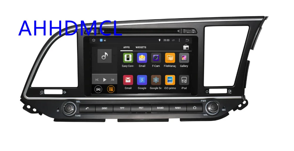 Flash Deal Car Multimedia Player Stereo Radio DVD Android 9.0 OS GPS Navigation For Hyundai Elantra Avante MD 2016 2017 Right Hand Drive 2