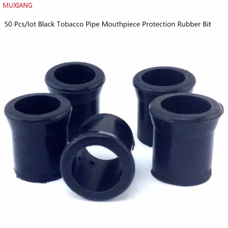 zt5 muxiang black tobacco pipe tools silicone smoking tobacco pipe protection bit mouthpiece protective tips