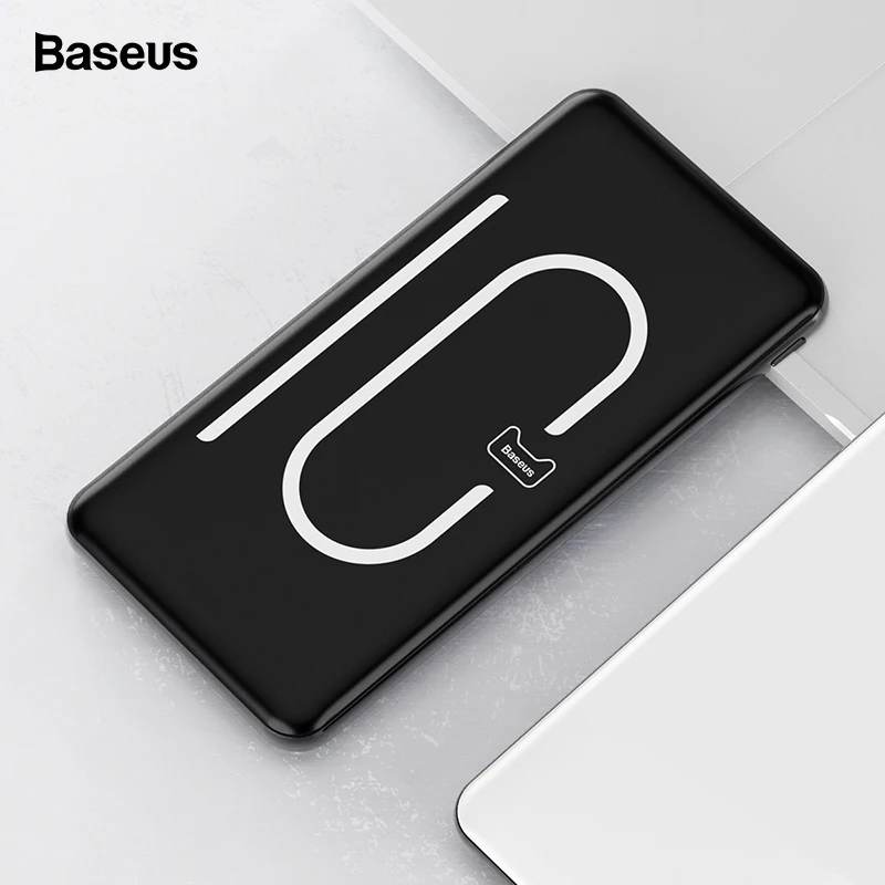 

Baseus 10000mAh Power Bank USB Type C PD 10000 Powerbank Ultra Slim Portable External Battery Charger For Xiaomi Mi 9 Poverbank