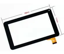 Nueva Pantalla Táctil de 7 “Efecto de Tesla 7.0 w Tablet Touch Panel digitalizador Del Sensor de cristal Envío Gratis