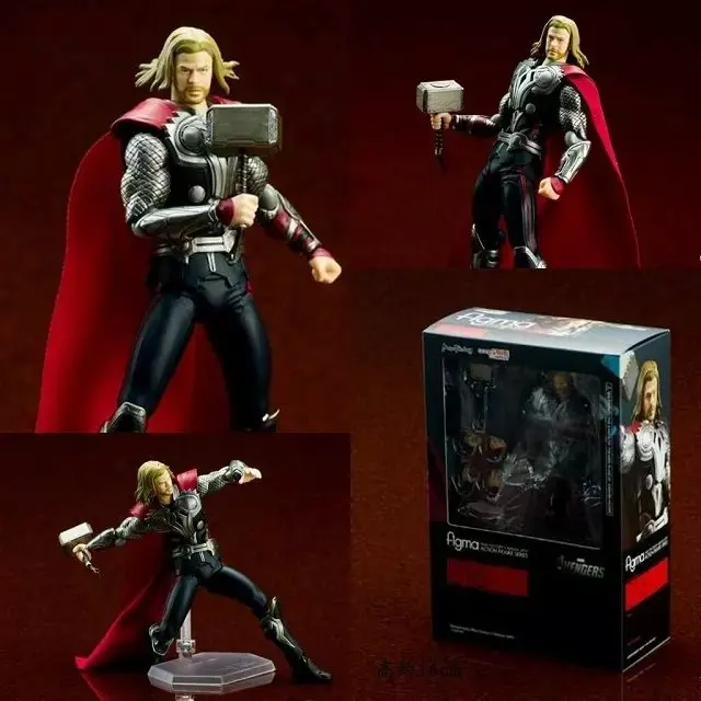Avengers Thor Figma 216 PVC Action Figure Collectible Model Toy 15cm