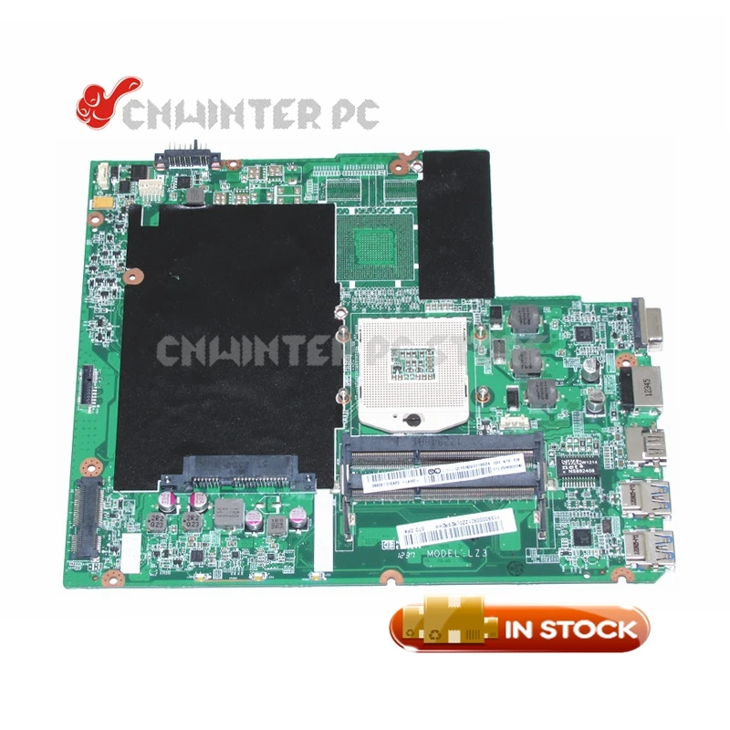 Материнская плата NOKOTION DA0LZ3MB6G0 90000921 для ноутбука Lenovo z580 материнская HM76 GMA HD4000