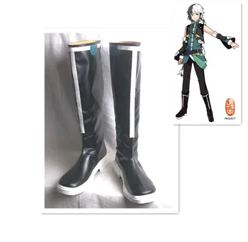 

Vocaloid Gakupo Kaito Miku PU Cosplay Boots shoes S008
