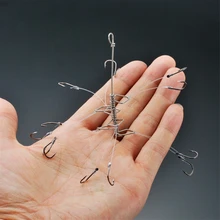 1 комплект ручной захват Серебряный Карп Рыболовный крючок продукт рыболовные снасти с поворотным разъемом взрывной крючок рыболовный поставщик