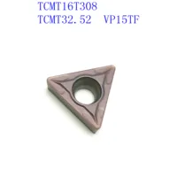 טונגסטן קרביד טונגסטן קרביד 20PCS TCMT16T308 / TCMT32.52 VP15TF / UE6020 / US735 קרביד הכנס מפנה CNC מפנה כלי כלי (4)