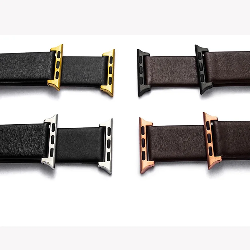 MEIKANGHUI бренд наручный ремешок для наручных часов с кожаным ремешком для 38/42 мм Apple Watch iwatch ремни серии, версия 1, 2, 3, ремешок петли ремень Замена