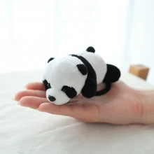 1 шт. Очаровательная мультяшная Китайская панда Брошь Шпилька веревочный брелок животные панда Веревка Подвеска на рюкзак подарки фигурка игрушка