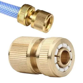 

1pcs 3/4 inch Male Female Thread Copper Quick Connector Garden Water Connection Accessories Car Washing Pipe Fittings A0417