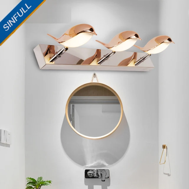 Eenvoudige Rvs Led Spiegel Licht Wc Spiegelkast Verlichting Badkamer ... Eenvoudige Rvs Led Spiegel Licht Wc Spiegelkast Verlichting Badkamer ...