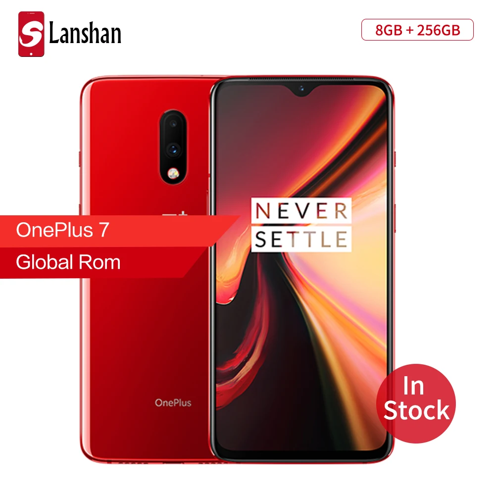 Оригинальный OnePlus 7 мобильный телефон 8G RAM 256G ROM Snapdragon 855 6 41 Дюймов 48 Мп + 16 МП Две