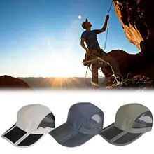 Унисекс уличная мода бейсбольная кепка складная беговая шляпа для защиты от солнца быстросохнущие спортивные головные уборы для мужчин и женщин