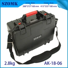 Водонепроницаемый пластиковый жесткий инструмент для переноски pp и abs всепогодный Оборудование Инструмент случай с губкой внутри 415x335x180 мм szomk