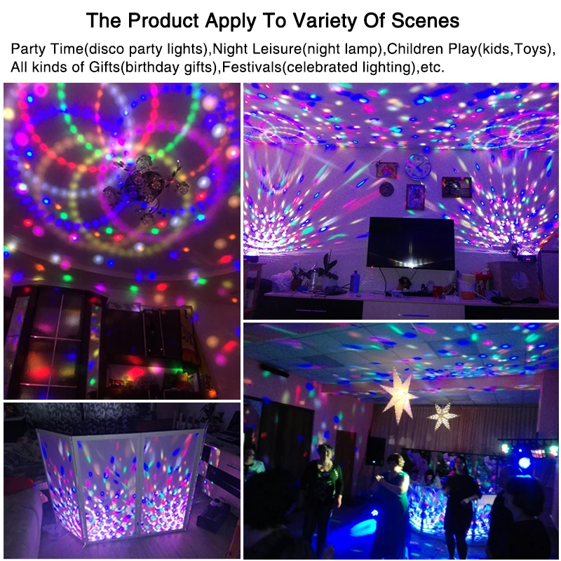 9 Warna Bluetooth Disco Magic Ball 