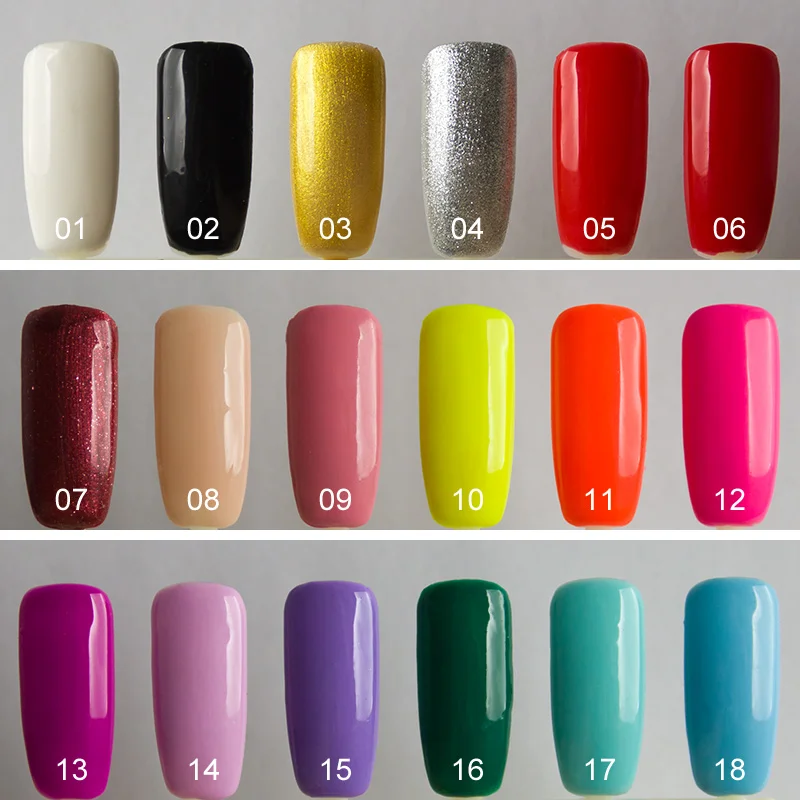 Vrenmol 1pcs Color Uv Led Nail Gel Polish Vernis Semi Permanent Top Base Coat Shining Colors Gel La