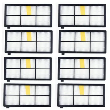

8 Pcs Useful Replacement HEPA Filter For iRobot Roomba 800 900 Series 870 880 980 AeroForce HY99 AU17